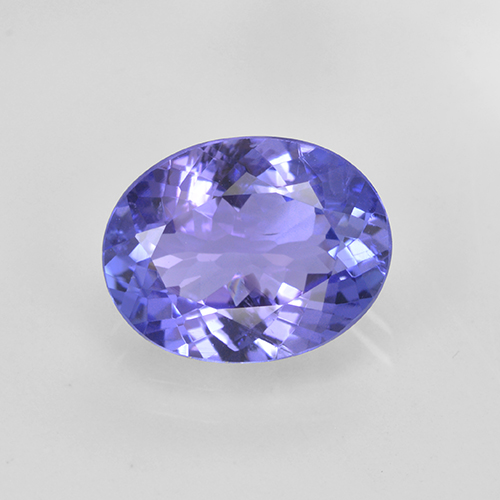 tanzanita Azul violeta intenso natural de 1.83 ct, Corte Óvalo, SI