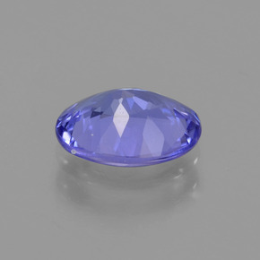 Tanzanita azul natural de 1,32 ct, corte óvalo, VS