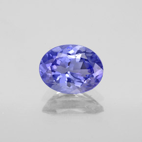 Tanzanita azul natural de 1,25 ct, corte óvalo, VVS