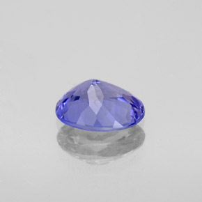 Tanzanita azul natural de 1,25 ct, corte óvalo, VVS
