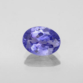 Tanzanita azul natural de 1,43 ct, corte óvalo, VVS