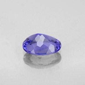 Tanzanita azul natural de 1,43 ct, corte óvalo, VVS