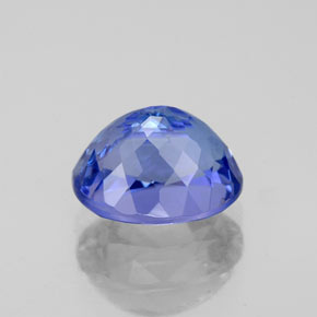Tanzanita azul natural de 2,62 ct, corte óvalo, SI