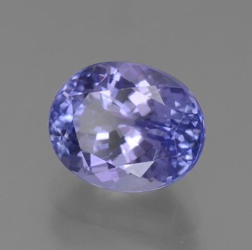 Tanzanita azul natural de 2,50 ct, corte óvalo, VS-SI