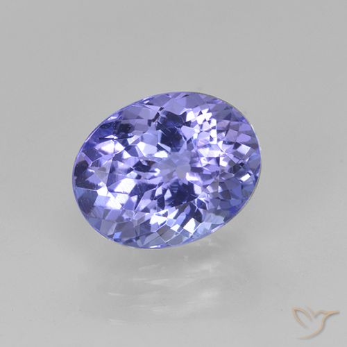 tanzanita Azul violeta intenso natural de 2.05 ct, Corte Óvalo, VS-SI