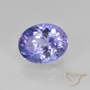 tanzanita Azul violeta intenso natural de 2.05 ct, Corte Óvalo, VS-SI