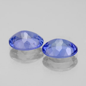 Gemas de tanzanita azul natural de  ct, corte óvalo, VS-SI