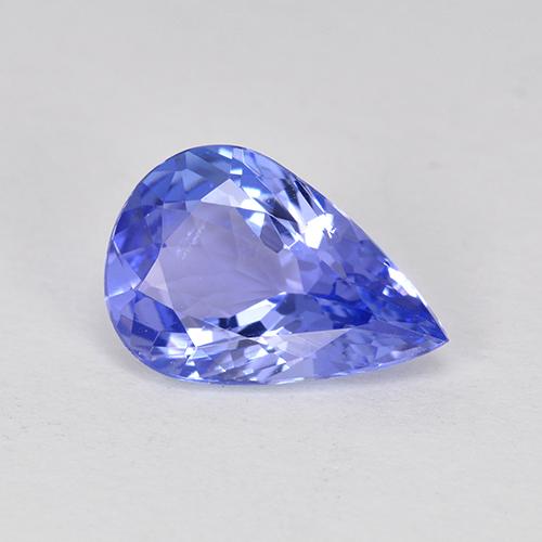 Tanzanita azul natural de 1,75 ct, en forma de pera, VS-SI
