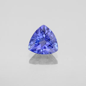 Tanzanita azul natural de 0,95 ct, trillón, VVS