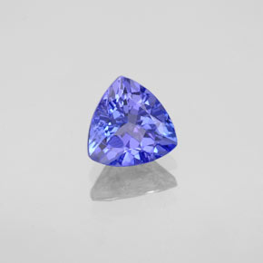 Tanzanita azul natural de 0,95 ct, trillón, VVS