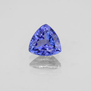 Tanzanita azul natural de 0,89 ct, trillón, VS-SI