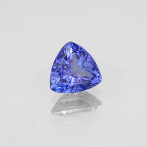 Tanzanita azul natural de 0,89 ct, trillón, VS-SI