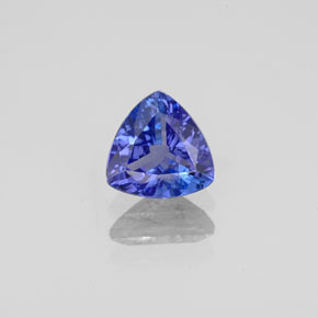 Tanzanita azul natural de 0,84 ct, trillón, VS-SI