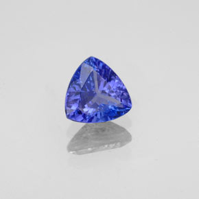 Tanzanita azul natural de 0,84 ct, trillón, VS-SI