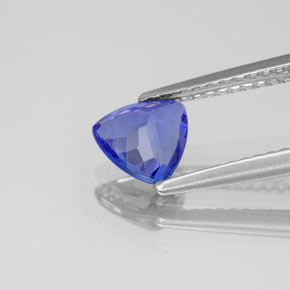 Tanzanita azul natural de 0,84 ct, trillón, VS-SI
