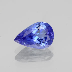 Tanzanita azul natural de 1,42 ct, en forma de pera, VS-SI