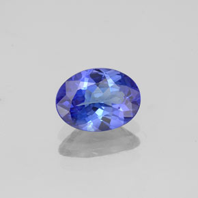 Tanzanita azul natural de 1,12 ct, corte óvalo, VVS