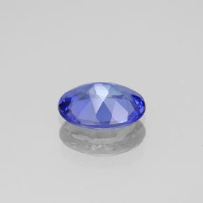 Tanzanita azul natural de 1,12 ct, corte óvalo, VVS