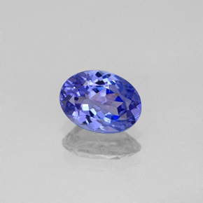 Tanzanita azul natural de 1,20 ct, corte óvalo, VVS-VS