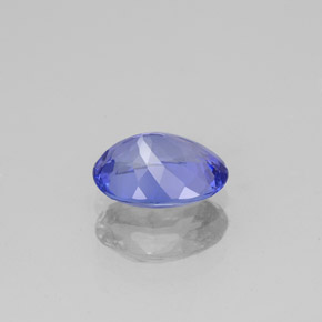 Tanzanita azul natural de 1,20 ct, corte óvalo, VVS-VS