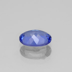 Tanzanita azul natural de 1,38 ct, corte óvalo, VVS-VS