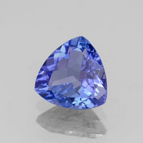Tanzanita azul natural de 1,20 ct, trillón, VS