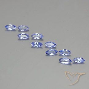 3.08ctw Natural Azul eléctrico Tanzanita, Marquesa, VS-SI