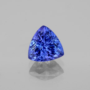 Tanzanita azul natural de 1,33 ct, trillón, VS
