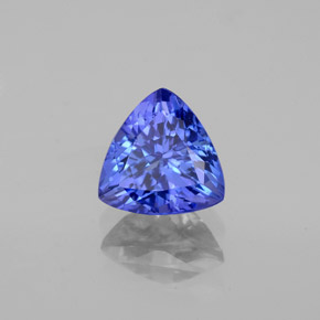 Tanzanita azul natural de 1,33 ct, trillón, VS