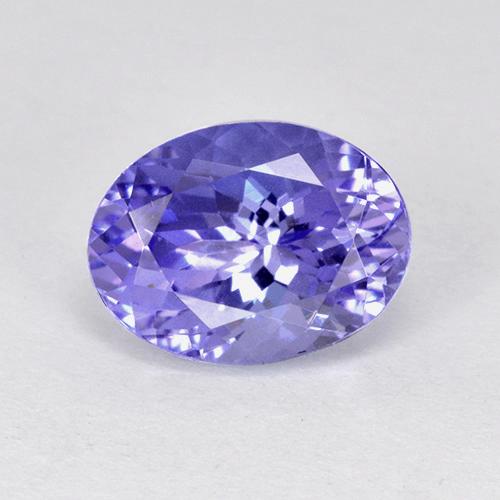 tanzanita Violeta claro natural de 2.30 ct, Corte Óvalo, VVS