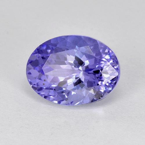tanzanita Violeta claro natural de 2.30 ct, Corte Óvalo, VVS