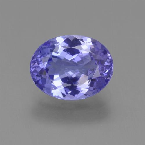 tanzanita Violeta claro natural de 2.11 ct, Corte Óvalo, VS