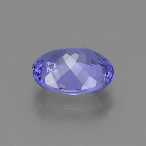 tanzanita Violeta claro natural de 2.11 ct, Corte Óvalo, VS