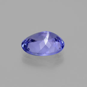 tanzanita Azul violeta intenso natural de 1.86 ct, Corte Óvalo, VVS