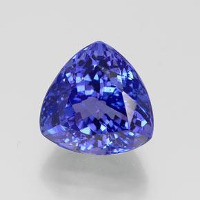 Tanzanita azul natural de 7,47 ct, trillón, IF