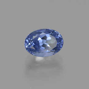 tanzanita Azul violeta natural de 1.07 ct, Corte Óvalo, VVS
