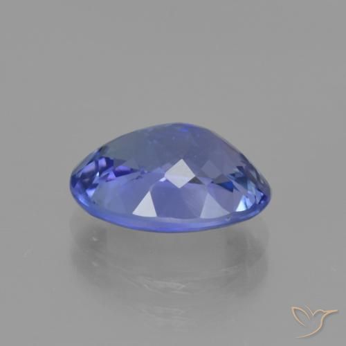 Tanzanita azul natural de 3,22 ct, corte óvalo, VVS