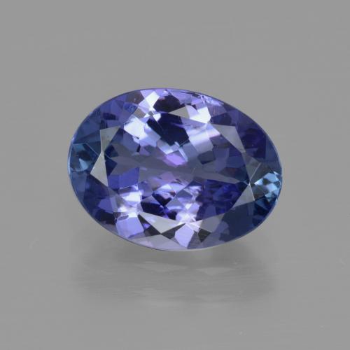 tanzanita Azul violeta natural de 3.08 ct, Corte Óvalo, VS