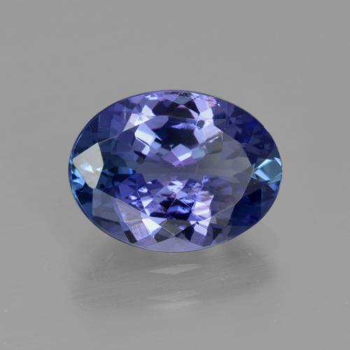 tanzanita Azul violeta natural de 3.08 ct, Corte Óvalo, VS