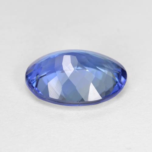 Tanzanita azul natural de 3,96 ct, corte óvalo, VS-SI