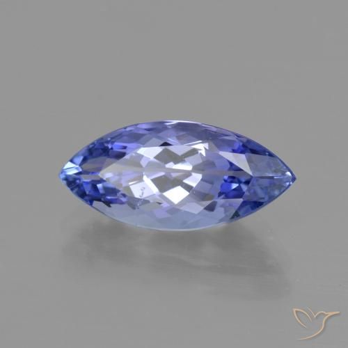 Tanzanita Azul violeta natural de 3.03 ct, Marquesa, VS