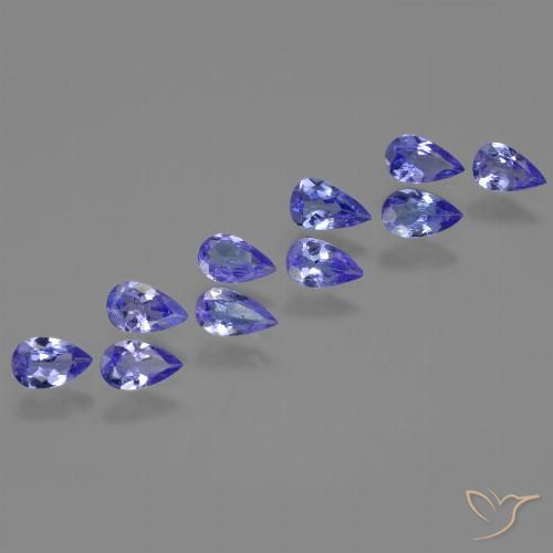 1.73ctw Natural Azul marino medio Tanzanita, En forma de pera, VS