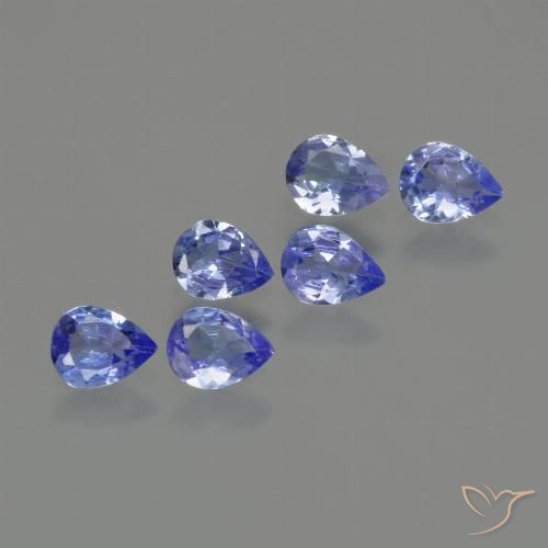 1.38ctw Natural Azul marino medio Tanzanita, En forma de pera, VS