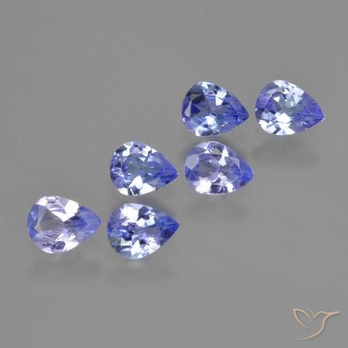 1.74ctw Natural Azul violeta Tanzanita, En forma de pera, VS