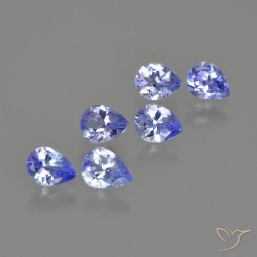 1.58ctw Natural Azul eléctrico Tanzanita, En forma de pera, VS