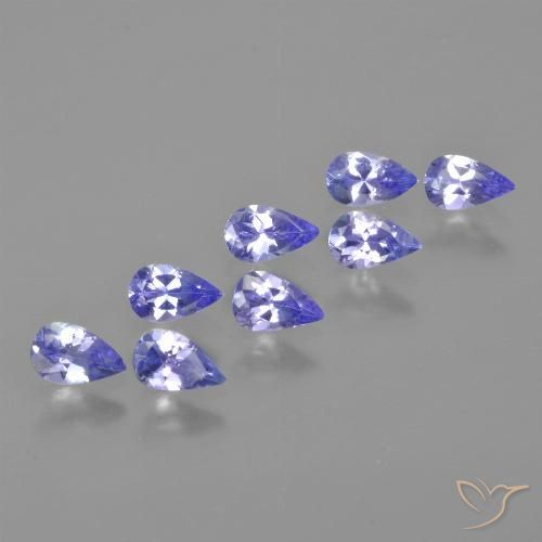 1.78ctw Natural Azul eléctrico Tanzanita, En forma de pera, VVS-VS