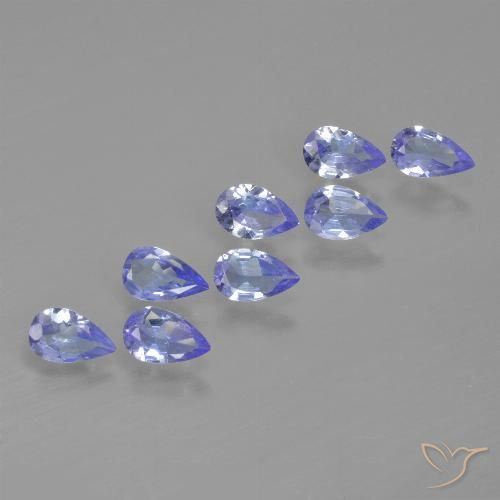 1.48ctw Natural Azul violeta Tanzanita, En forma de pera, VS