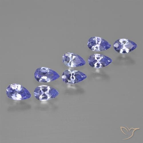 1.89ctw Natural Azul violeta intenso Tanzanita, En forma de pera, VS