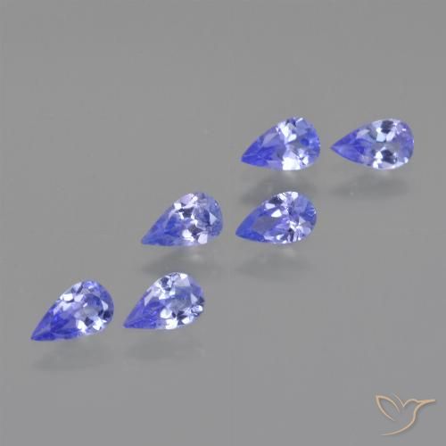 1.32ctw Natural Azul eléctrico Tanzanita, En forma de pera, VS