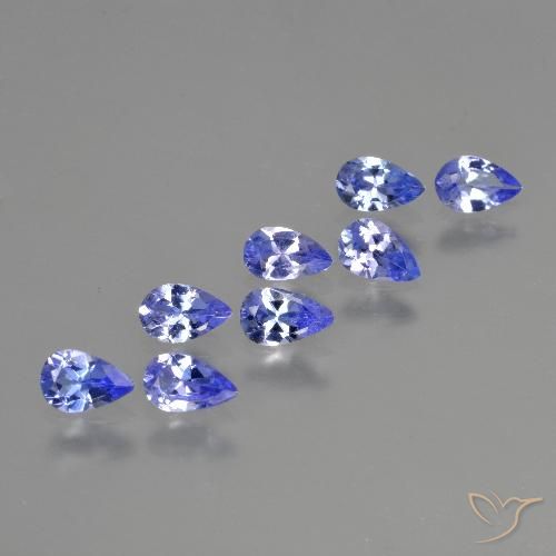 1.66ctw Natural Azul intenso Tanzanita, En forma de pera, VS